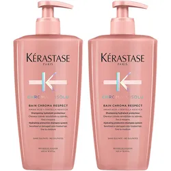 1L Kérastase Chroma Absolu Bain Riche Chroma Respect Duo (2 x 500ml)