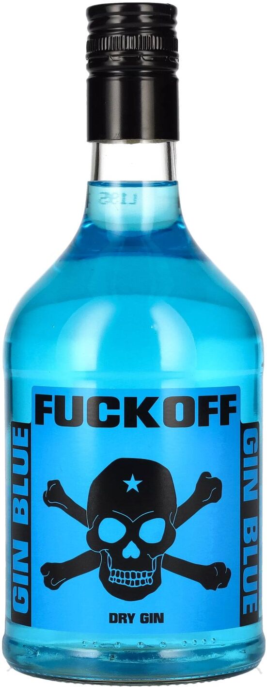 Fuckoff vodka, liqueurs & more Fuckoff GIN BLUE Dry Gin 40% Vol. 0,7l