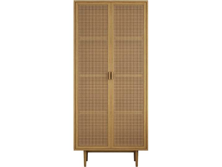 Highboard OTTO HOME Lorelia , braun (naturfarben), B:80cm H:180cm T:40cm, FSC-zertifiziertes Massivholz, Holzwerkstoff, Melamin, Sideboards, Highboard
