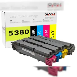 OBV 4er Set Toner kompatibel Kyocera MA4000Cifx PA4000cx – ersetzt TK-5380 – Schwarz/Cyan/Magenta/Gelb