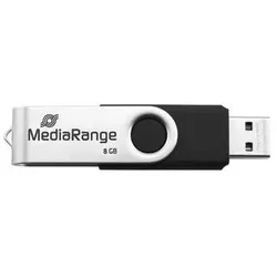 MediaRange MR931-2 USB-Stick 16 GB USB Type-A / Micro-USB 2.0 Silber, Schwarz