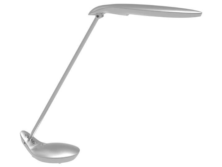 Alba Lampe de bureau Poppins - Led intégrée - 5W - Bras et tête articulés - Gris Métal