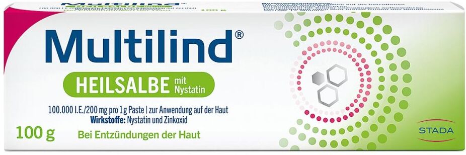 Multilind Wund- und Heilsalbe mit Nystatin und Zinkoxid