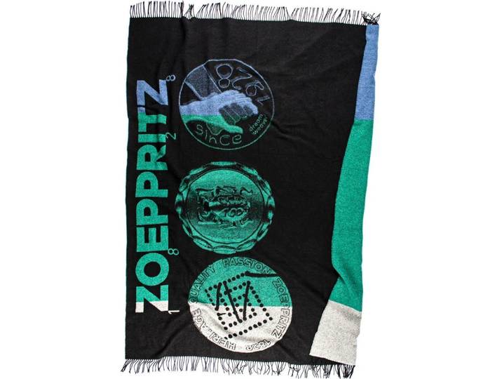 Zoeppritz Basis Logo Greeny jade blanket 660 100% Eco Cashmere 150x200 500660 jade 150x200 (500660 4051244561013)