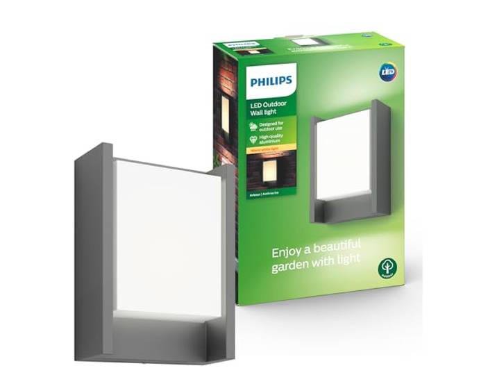 Philips Arbour LED Außen-Wandleuchte, Anthrazit
