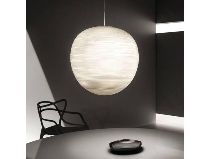 Foscarini Designer Hängelampe Rituals XL, dimmbar, weiß / opal, für Wohn- / Esszimmer, Glas, Design, Pendelleuchte