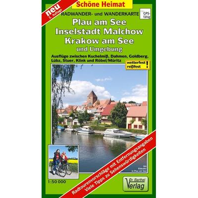 Radwander- und Wanderkarte Plau am See, Inselstadt Malchow, Krakow am See und Umgebung, Sonstige von Verlag Barthel, Barthel, A, 978-3-89591-194-1