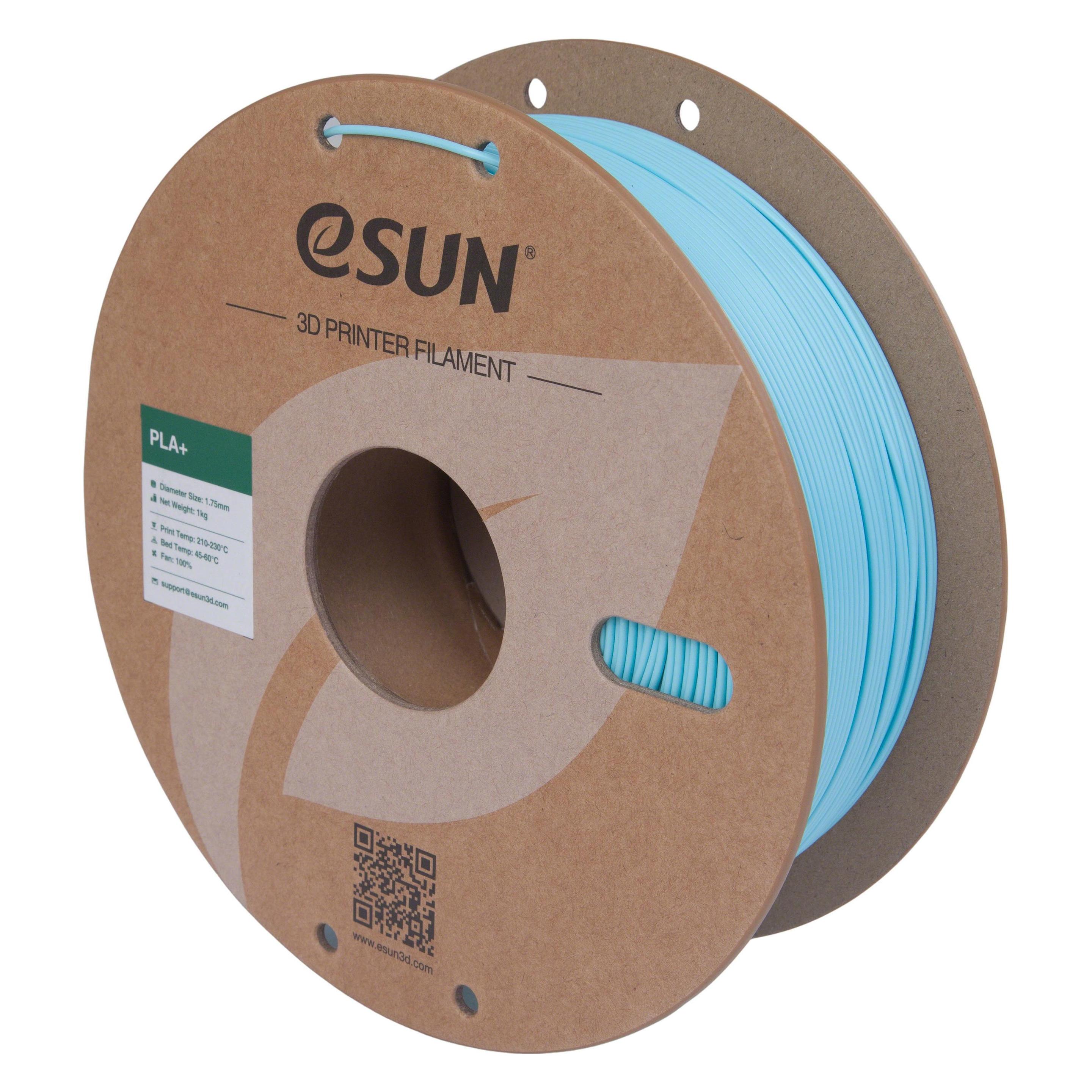 eSUN PLA+ Baby Blau Filament 1.75mm 1Kg (PLA+, 1000 g, 1.75 mm) (PLA+175O-BU1P1)