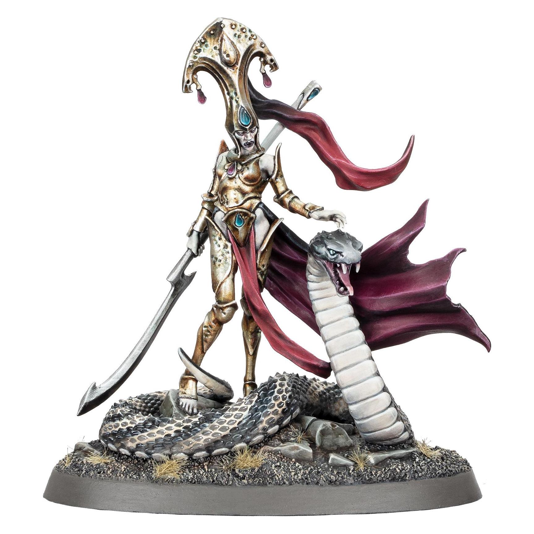 Games Workshop Warhammer AoS - Soulblight Gravelords Sekhar, Fang of Nulahmia (Kunststoff) (91-73)