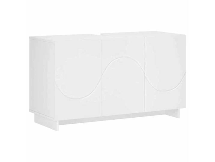 Remise Meuble bain - Blanc - Meuble de salle de bain robuste - Blanc - 101x41x58cm_ftv64g