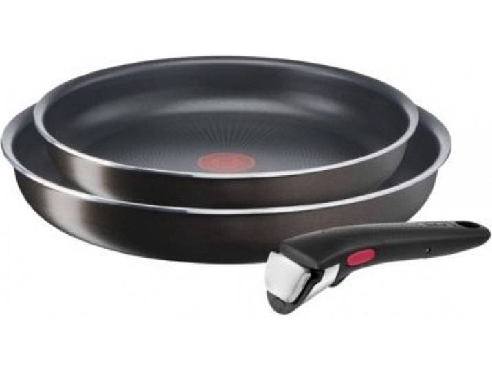 Tefal Ingenio Easy Plus Pannenset - Braadpannen + Afneembaar Handvat 24/28CM