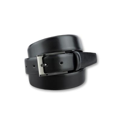 Ledergürtel BERND GÖTZ "Ledergürtel aus edel-glänzendem Rindleder", Herren, Gr. 120, schwarz, Rindsleder, Gürtel Ledergürtel