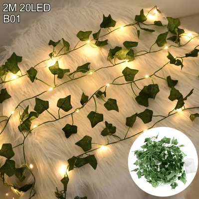 Inspire Curations LED Ivy Vine String Lights Glowing Artificial Garland Bedroom Decor bo1