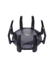 ASUS RT-AX89X Wireless Router 8-Port-Switch 10 GigE WAN-Ports: 2 Wi-Fi 6 Dual-Band (90IG04J1-BM3010)