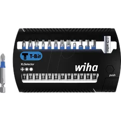 WIHA 41831 - Bit-Satz XLSelector, 13-teilig gemischt, 50 mm, T-Bit