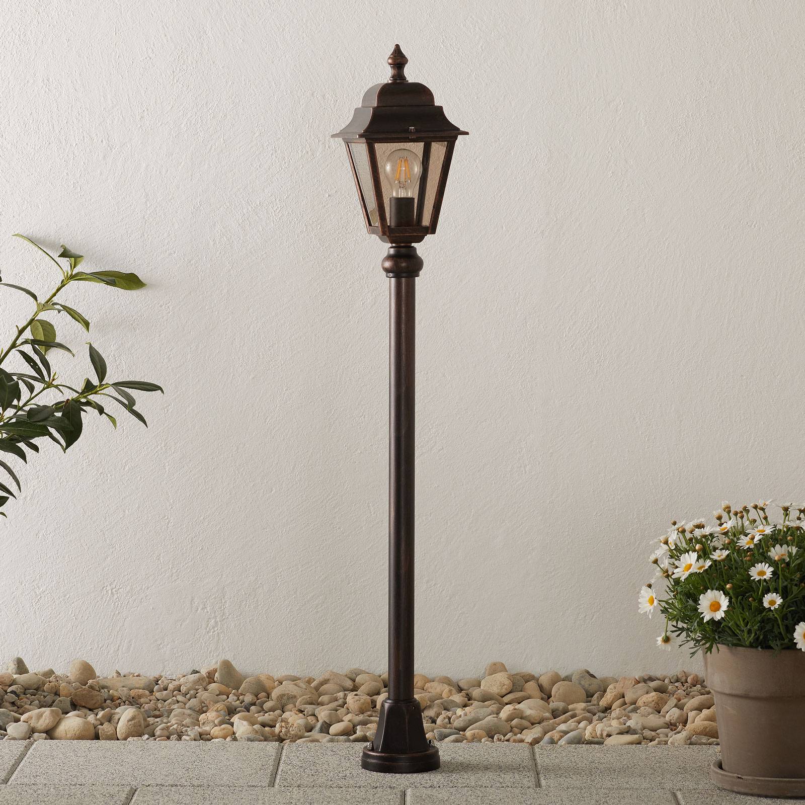 LCD Pathway Light TOULOUSE, Black, Aluminium, Modern, Outdoor lights