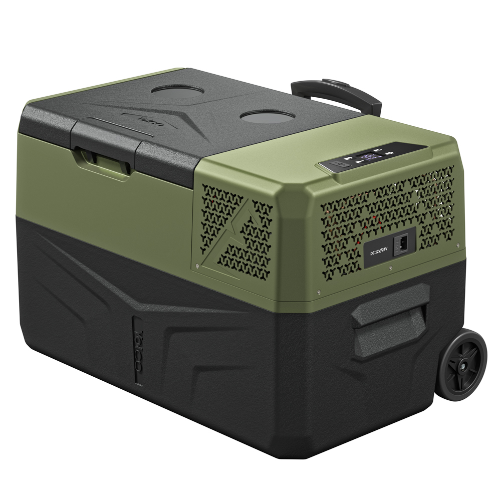 YOLCO BCX30 Green Kompressor Kühlbox 30L - Tragbarer Auto Kühlschrank, 12/24V & 230V