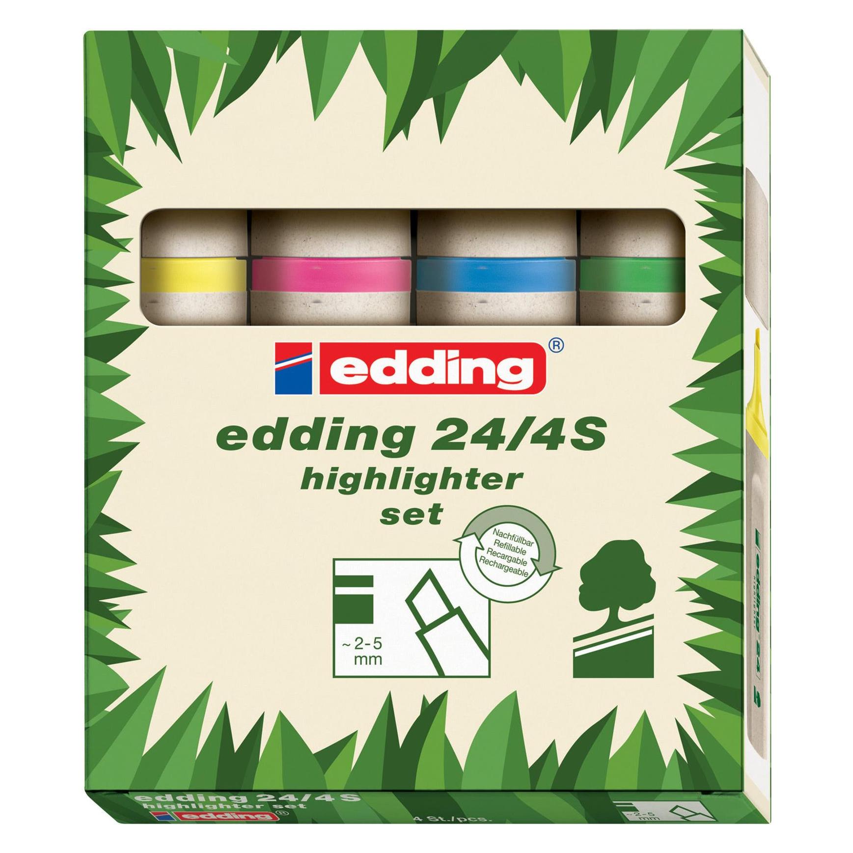 Edding Textmarker EcoLine 25 (4x) (4-24-4)