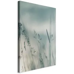 Leinwandbild Hellgrau/Pastellblau
