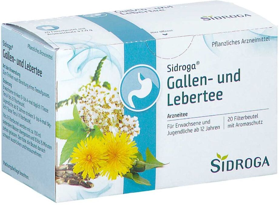 Sidroga Gallen und Lebertee 20stk