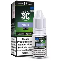 Blue / Azzuro Liquid by SC 0mg / 10ml