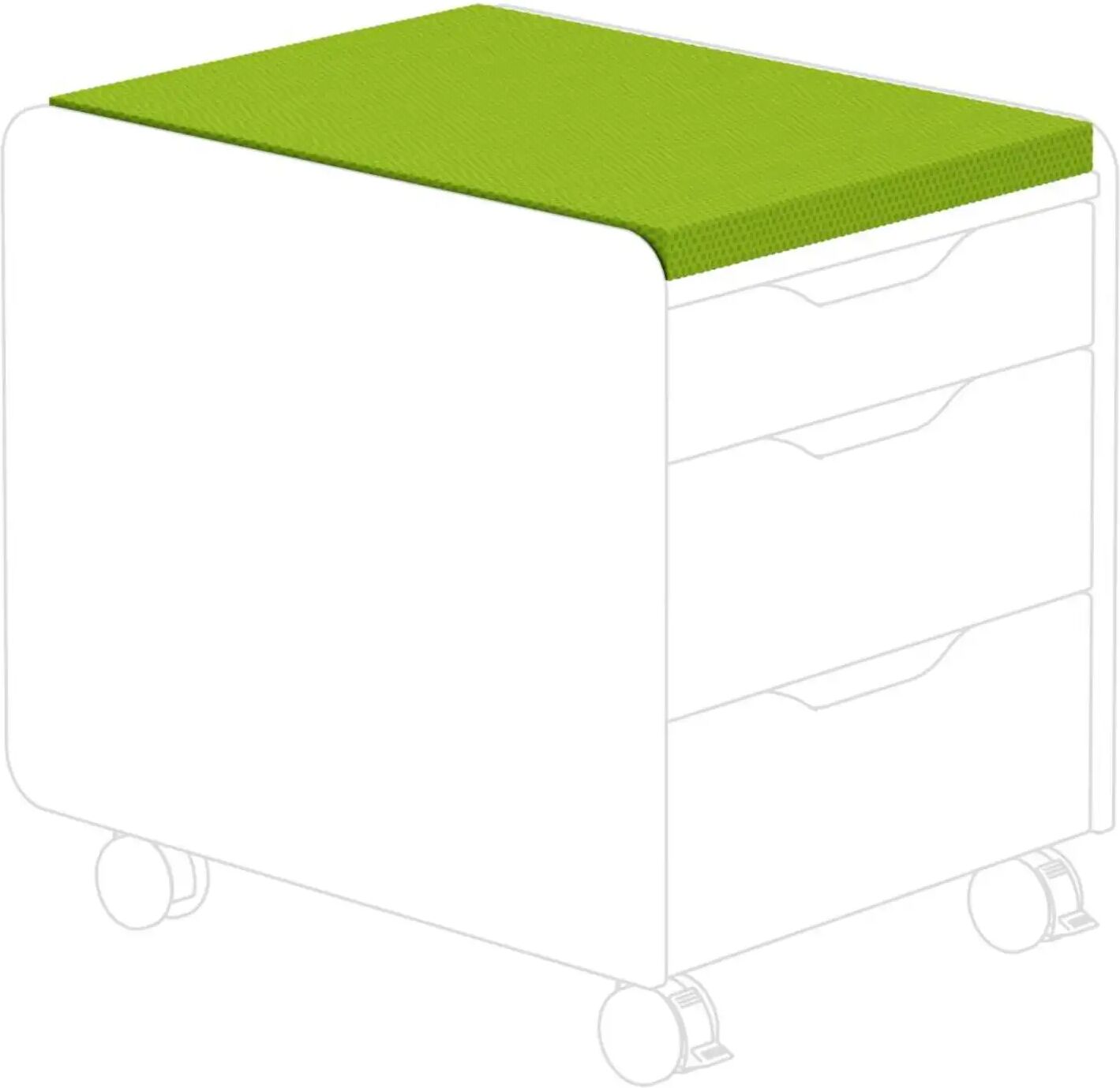 Für Paidi Rollcontainer  Limette