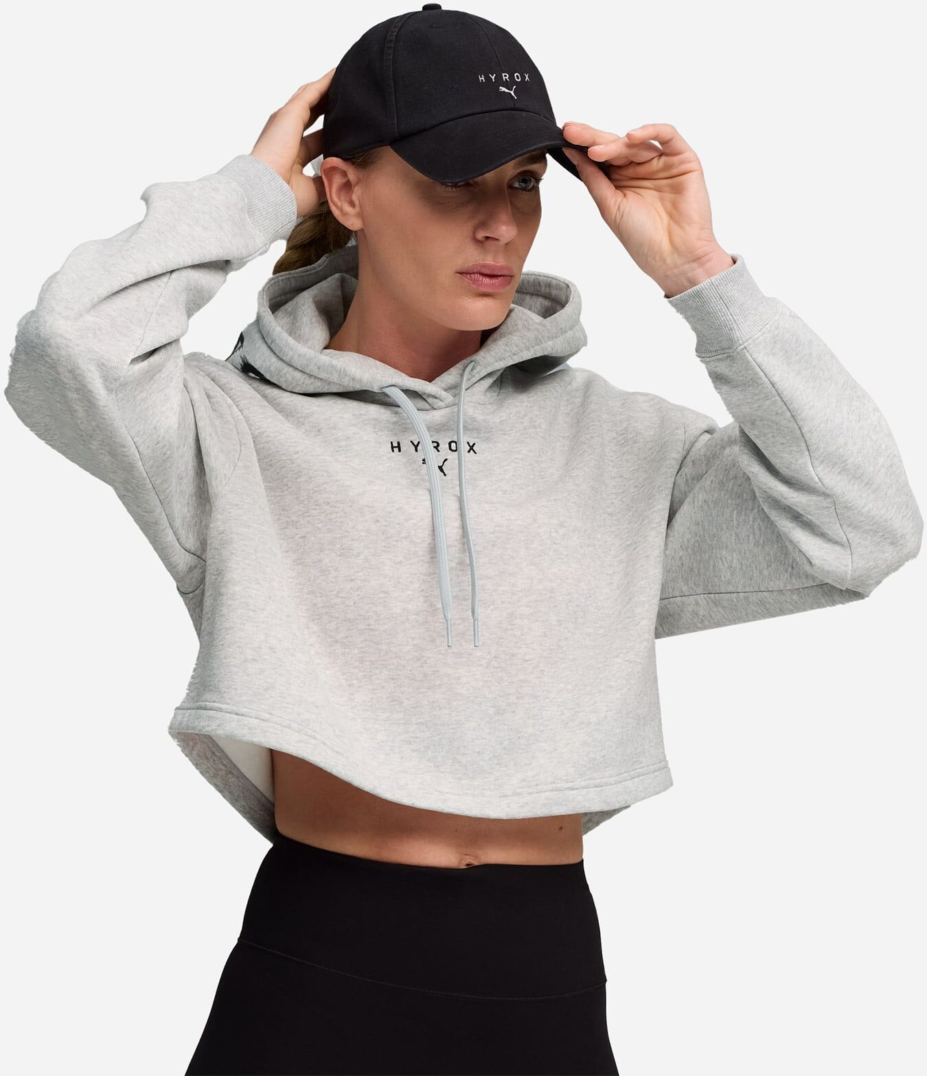 Puma Hyrox W - Felpa Training - Donna - Grigio S