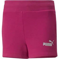 PUMA Ess+ Metallic Sweatshorts Mädchen festival fuchsia 164