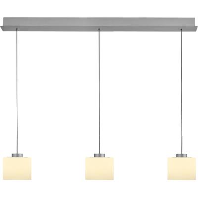 LED Pendelleuchte "ABBY", aluminiumfarben eloxiert, 3, 1 Stk., HELL HÖLLISCH GUTES LICHT, Leuchten, B-Link Fernbedienung, Stufenlos höhenverstellbar, LED Pendelleuchte