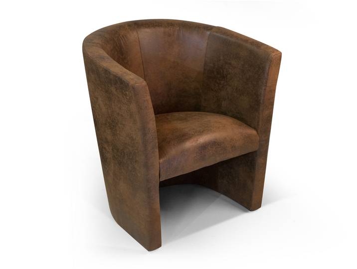 CHARLY Cocktailsessel Gobi 03 braun, Material Kunstfaser