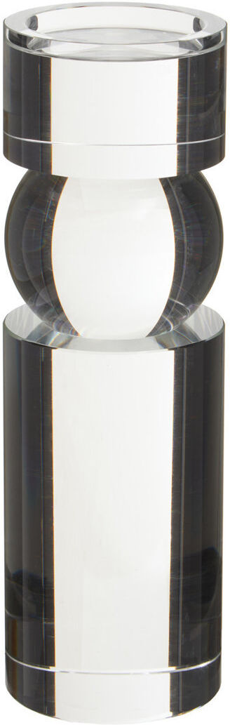 Canora Grey Glass Tabletop Tealight Holder Clear 32cm H x 10cm W x 10cm D