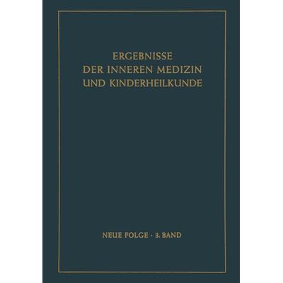 Ergebnisse der Inneren Medizin und Kinderheilkunde, Taschenbuch von , Springer Berlin, 978-3-642-94591-5