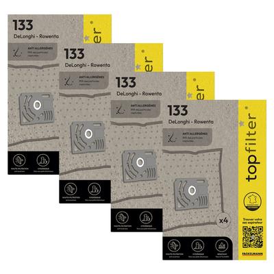 Top Filter 4er-Pack Staubsaugerbeutel Rowenta TopFilter Premium 64133