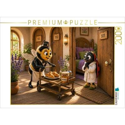 CALVENDO Puzzle Zimmerservice | 2000 Teile Lege-Größe 90x67cm Foto-Puzzle für glückliche Stunden