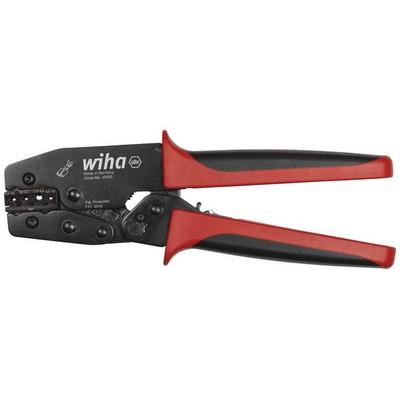 Wiha 45958 Crimpzange Unisolierte Flachstecker, Unisolierte Flachsteckhülsen 0.5 bis 6mm²