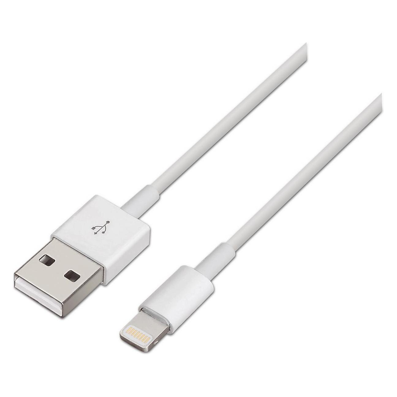Aisens A102-0035 Lightning-Kabel 1 m Weiss (1 m, USB 2.0) (A102-0035)