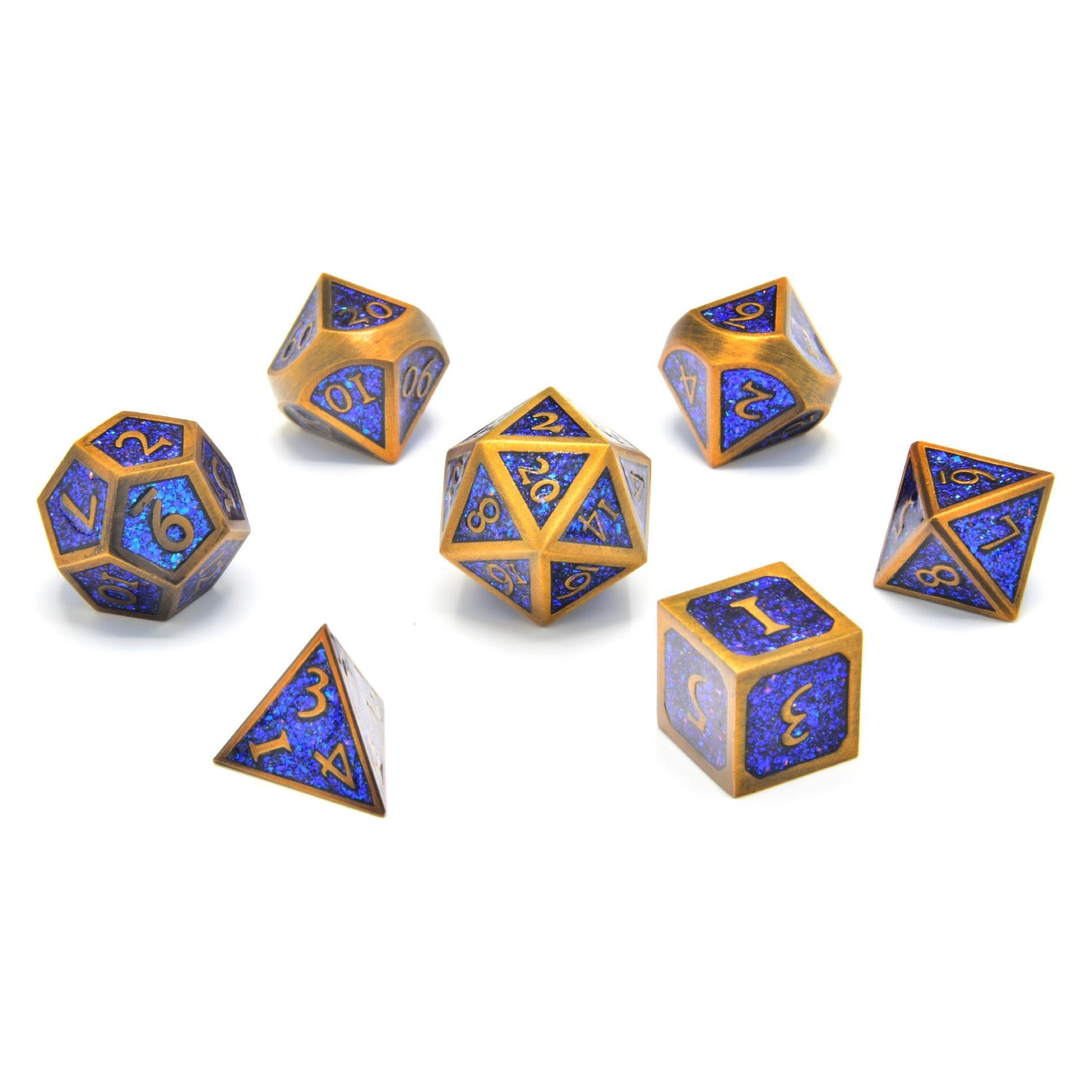 Glass Staff Warlock's Writ Metal RPG Dice Set (70382337)