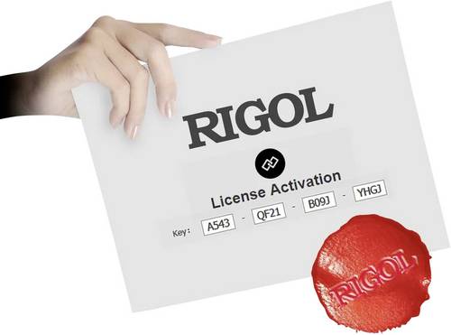 Rigol MHO900-BWU05T08 MHO900, Bandbreiten-Upgrade-Option von 500MHz auf 800MHz Software-Upgrade 1St.