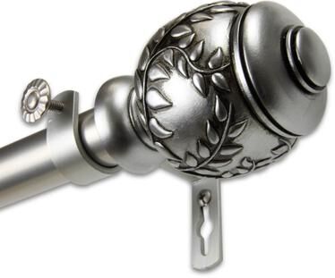 InStyleDesign Cascade 1 inch Diameter Adjustable Curtain Rod