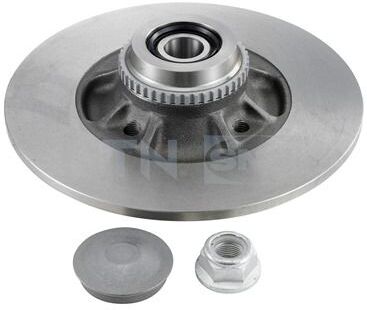 Snr Bremsscheibe Kf155104u Hinterachse Voll 237mm 8mm Für Renault