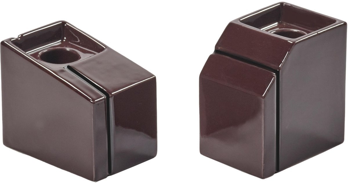 Serax Silos Kandelaar Set van 2 Burgundy