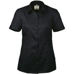 Bluse „Business Comfort” 112 halbarm - XL - schwarz