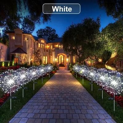 Uplifted Finds LED Garden Lawn Landscape Holiday String Lights 8 Modes 180 Leds white