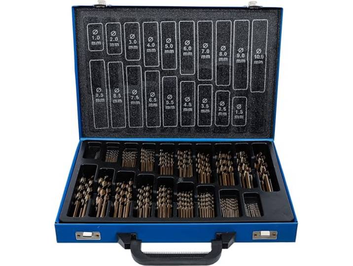 BGS 2000 Spiraalborenset HSS 5 % kobaltlegering 1 - 10 mm 170-dlg