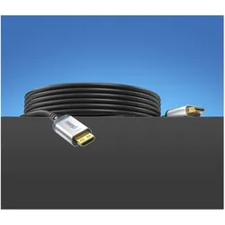 Purelink Serie - HDMI 8K Glasfaser Extender Kabel - 40m (40 m), Videokabel, Silber, Schwarz