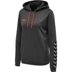 hummel Authentic Polyester Hoodie Damen asphalt L