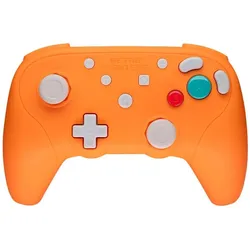 Retro Fighters Retro-Fighters - BattlerGC 2.4G Controller - Orange (PC, Switch), Gaming Controller, Orange