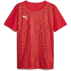 Puma, Herren, Sportshirt, individualRISE Graphic Jersey (S), Rot