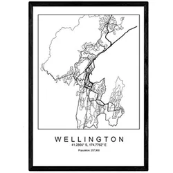 POSTER Wellington Skandinavischen Stil A4 Rahmenlos