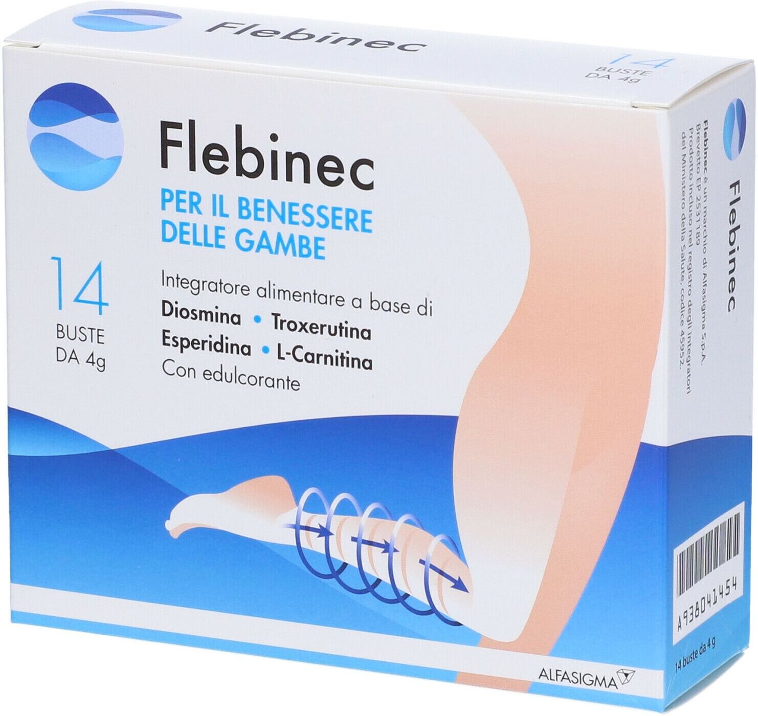 ALFASIGMA SpA Flebinec, 14 Bustine